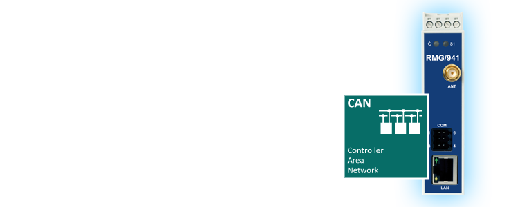 RMG/941C: Remote Maintenance Gateway with CAN
